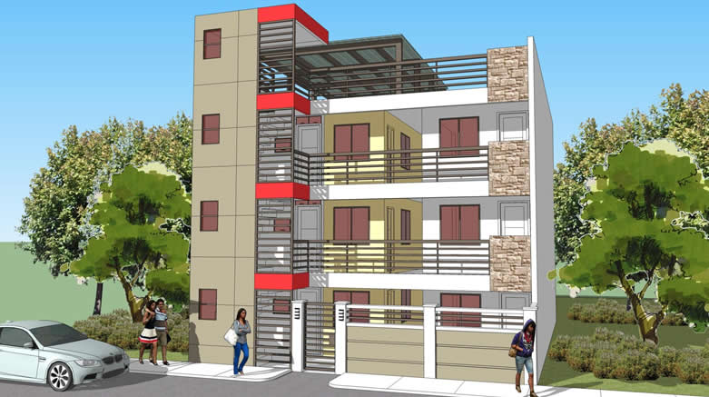 18 Apartment Block A Modern Apartment Block Philippines Realty Projects